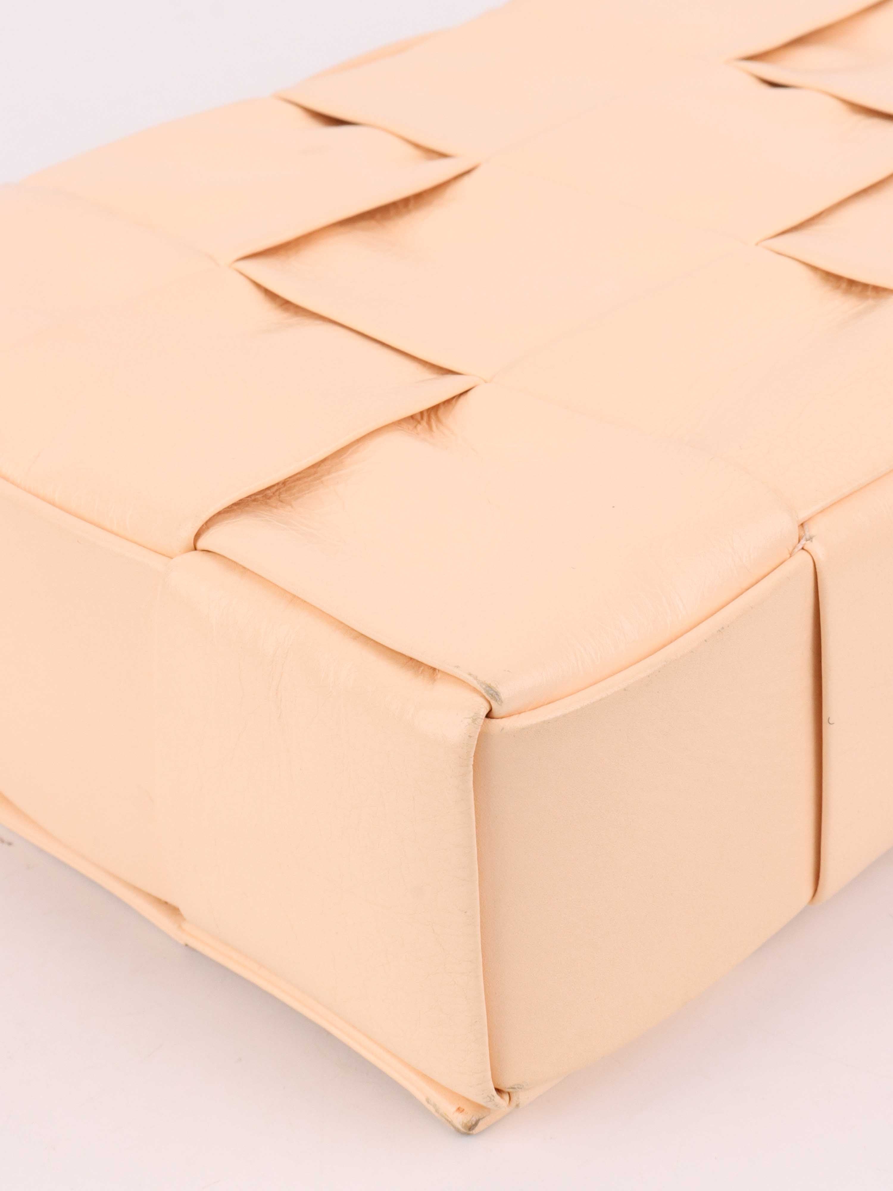 Bottega Veneta Light Peach Cassette Bag - Luxury Crossbody Handbag for Women | Perfect for Date Night, Office & Travel Accessories
