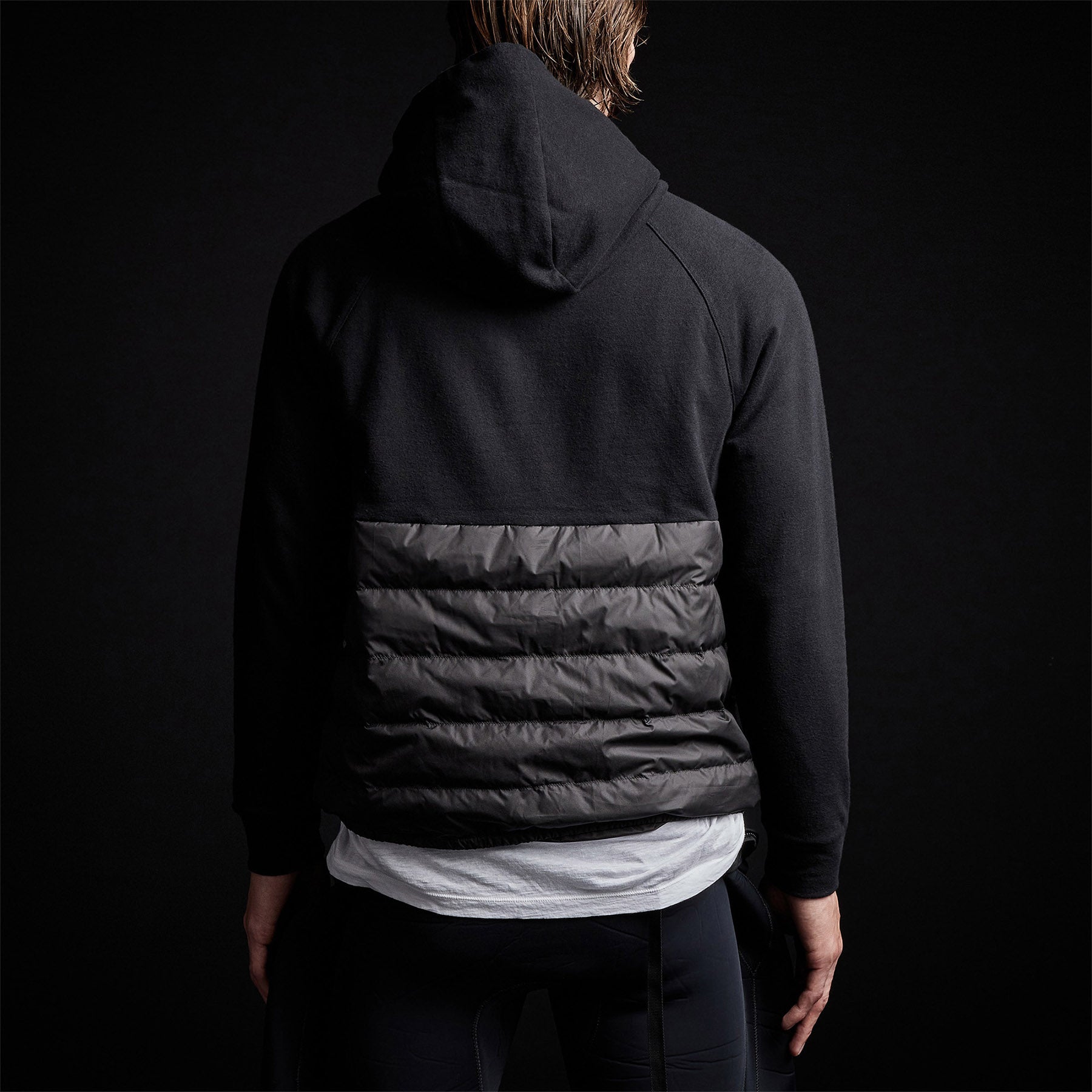 Men's Black Pullover Hooded Jacket - Lightweight & Comfortable for Outdoor Activities & Casual Wear