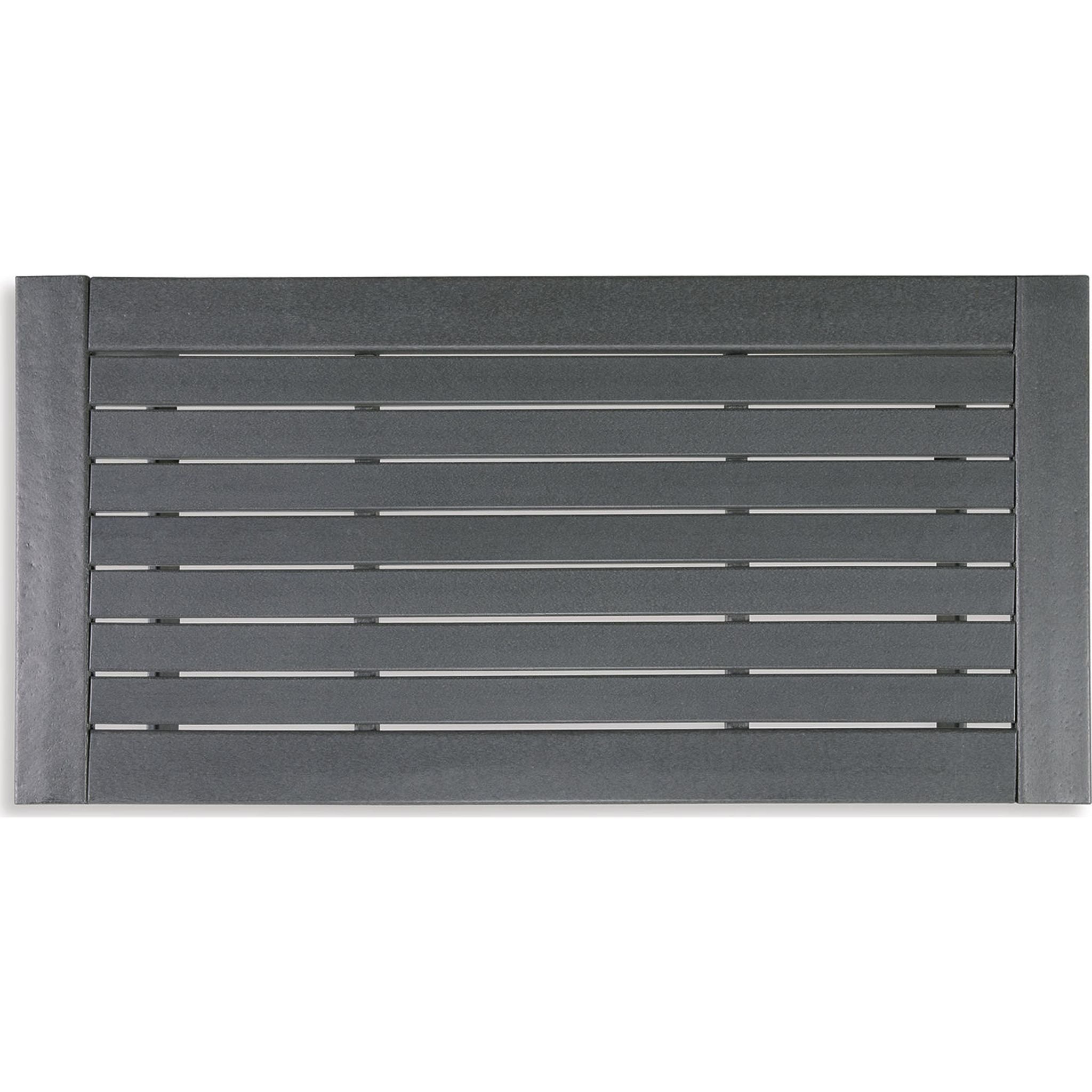 Amora Outdoor Coffee Table - Weather-Resistant Charcoal Gray Patio Furniture for Garden, Deck & Poolside Use