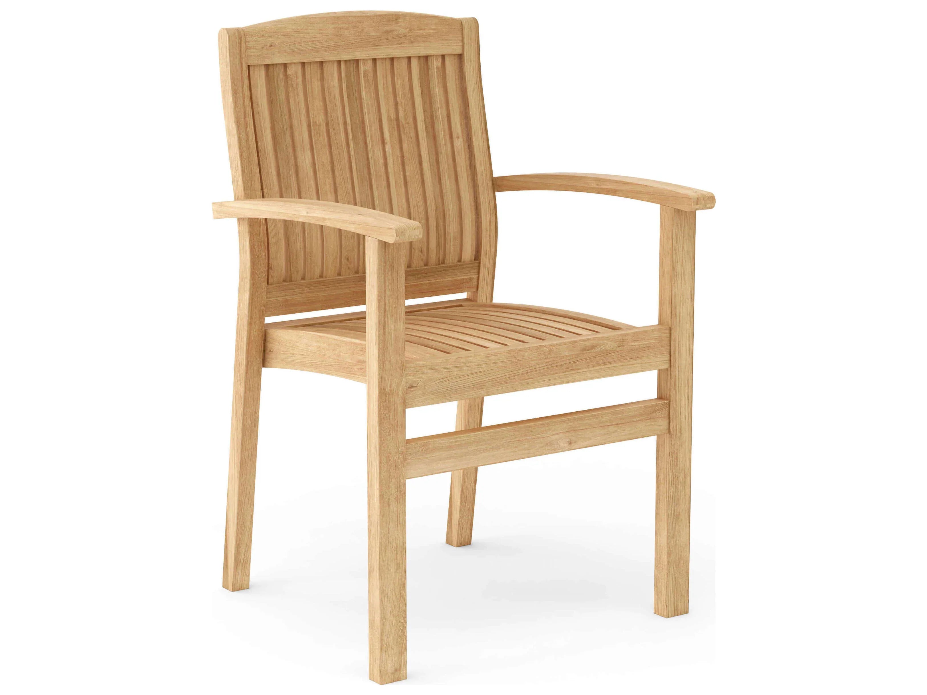 Anderson Teak 5-Piece Outdoor Bistro Table and Chairs Set - Weather-Resistant Patio Dining Furniture for Garden, Deck, Poolside & Backyard (SET 21)