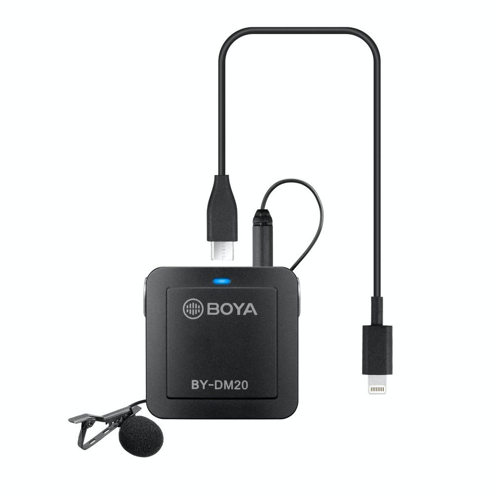 BOYA BY DM20 Professional Audio Mixer & Microphone Kit for Smartphones - Perfect for Vlogging, Live Streaming & Podcasting