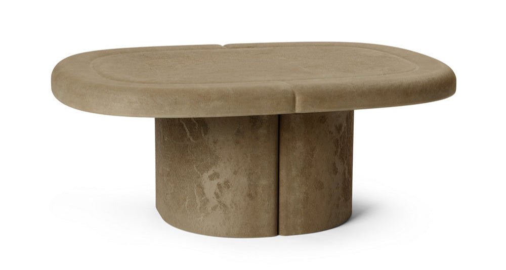 Modern Alder Wood Oval Lounge Table by Mater - Perfect for Living Room, Patio & Office Decor
