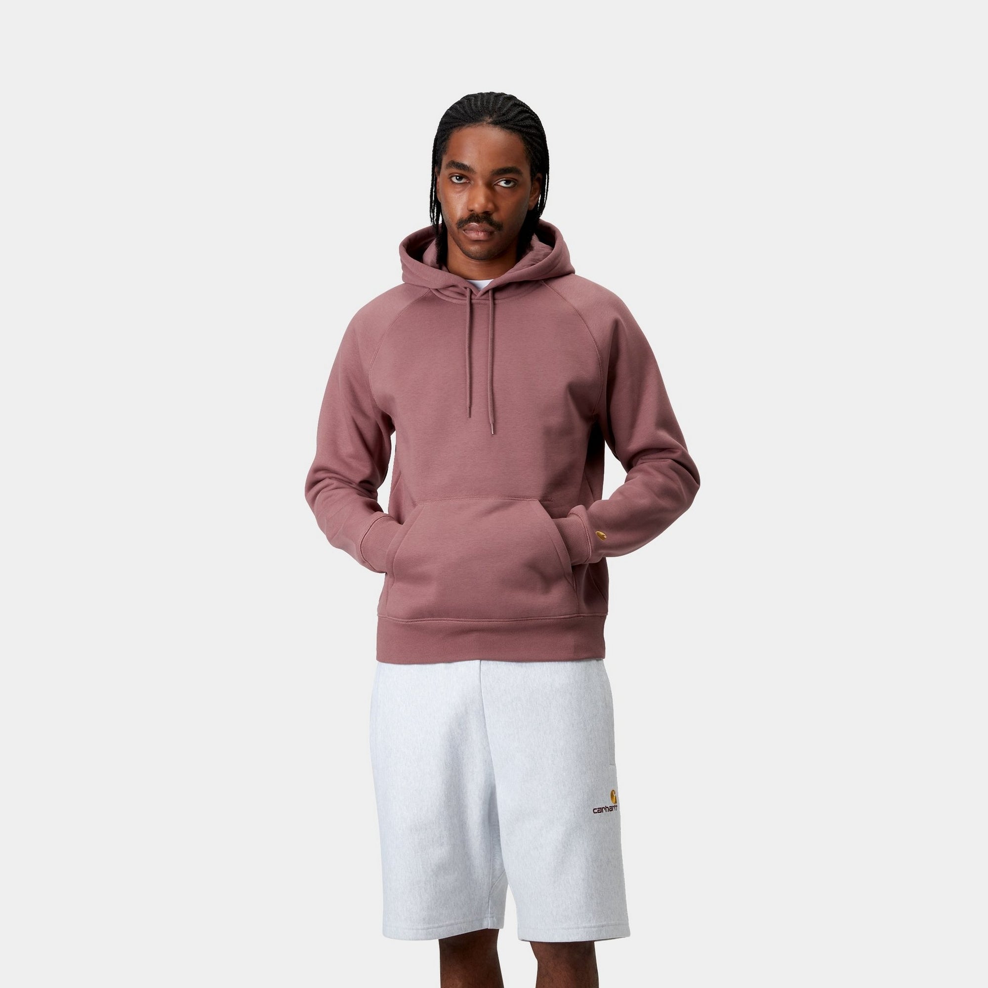 Stylish Hooded Chase Sweatshirt for Women - Soft Dusky Pink Pullover | Perfect for Casual Outfits, Lounge Wear & Street Fashion