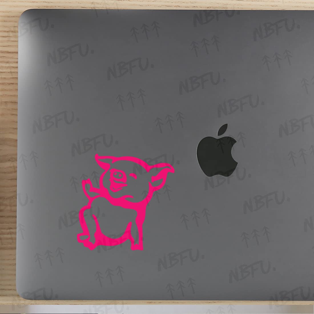 Premium Waterproof Vinyl Decal Stickers - Cute Pink Pig (Set of 2) for Laptop, Phone, Helmet, Car Window, Bumper, Mug, Cup, Door & Wall Decoration - Perfect for DIY Crafts, Home Decor & Personalizing Your Belongings