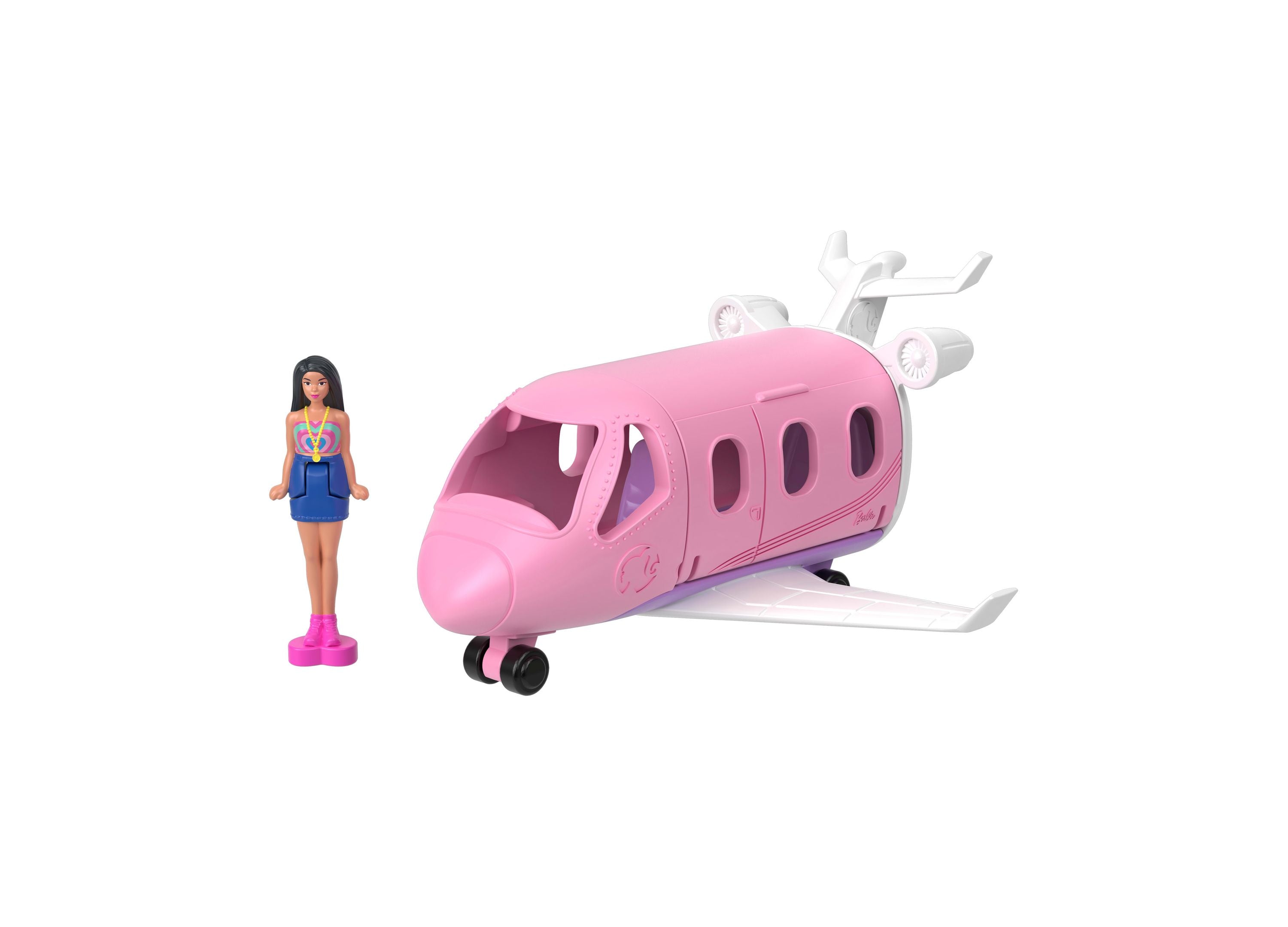 Barbie Mini BarbieLand 4-Pack Doll Vehicle Set with Car, Scooter & More - Perfect for Kids' Pretend Play & Collectible Display