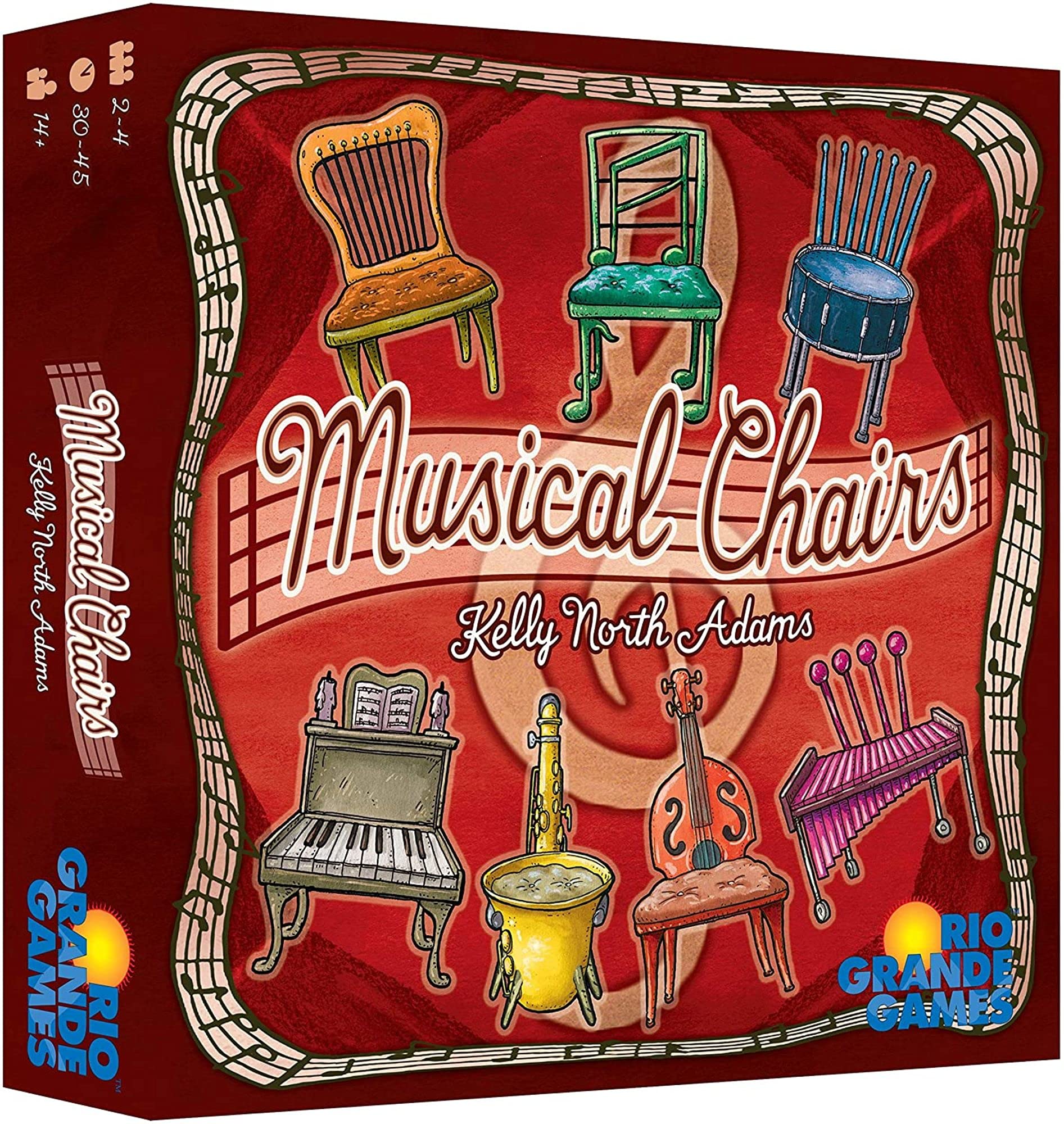 Rio Grande Games Musical Chairs - Fun Family Board Game for Kids & Adults | Perfect for Parties, Game Nights & Classroom Activities