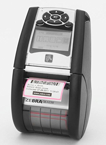 Zebra QLn220 Mobile Label Printer - High-Speed Wireless Barcode Printer for Retail, Warehouse & Shipping (P/N QN2-AUBB0E00-00) | Perfect for Inventory Management & Logistics Labeling