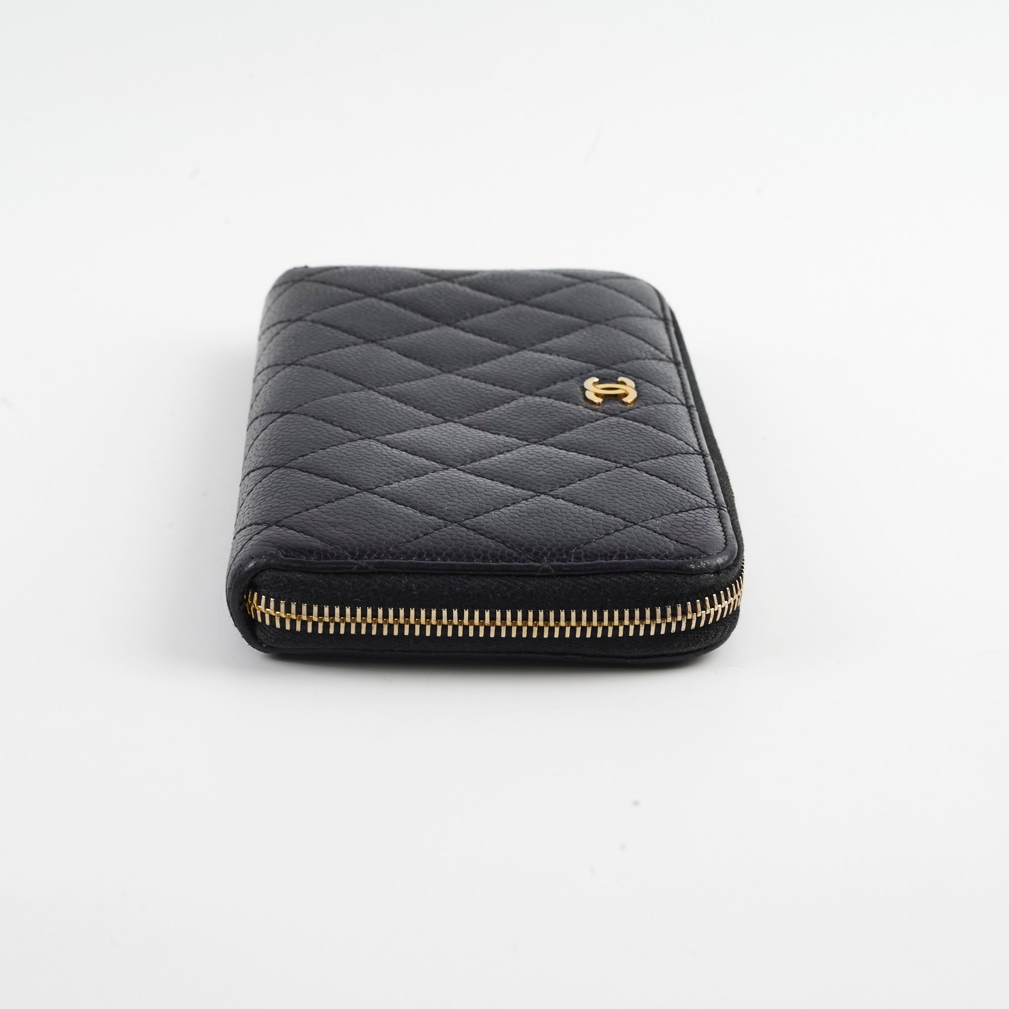 Chanel Caviar Zip Around Wallet Black Series 19 - Luxury Leather Wallet for Women | Perfect for Everyday Use & Special Occasions