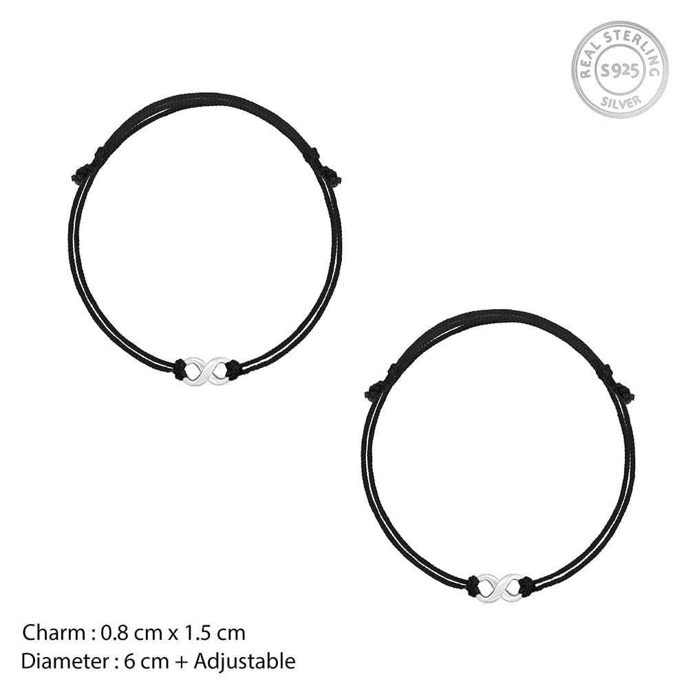 GIVA 925 Sterling Silver 18k Gold Plated Rose Gold Zircon Studded Black Bead Anklet Bracelet for Women | Elegant Ankle Jewelry Gift for Girlfriend, Wife, Daughter | Perfect for Parties, Weddings & Everyday Wear