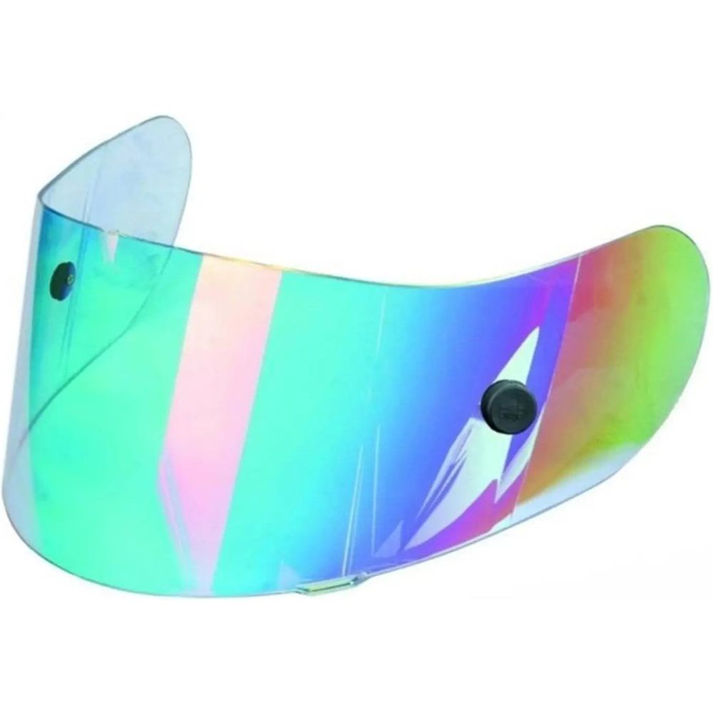 AGV Race X Motorcycle Helmet Visor - Anti-Scratch & Anti-Fog Coating, Rainbow Tinted Lens for Enhanced Visibility - Perfect for Racing, Street Riding & Nighttime Motorcycling