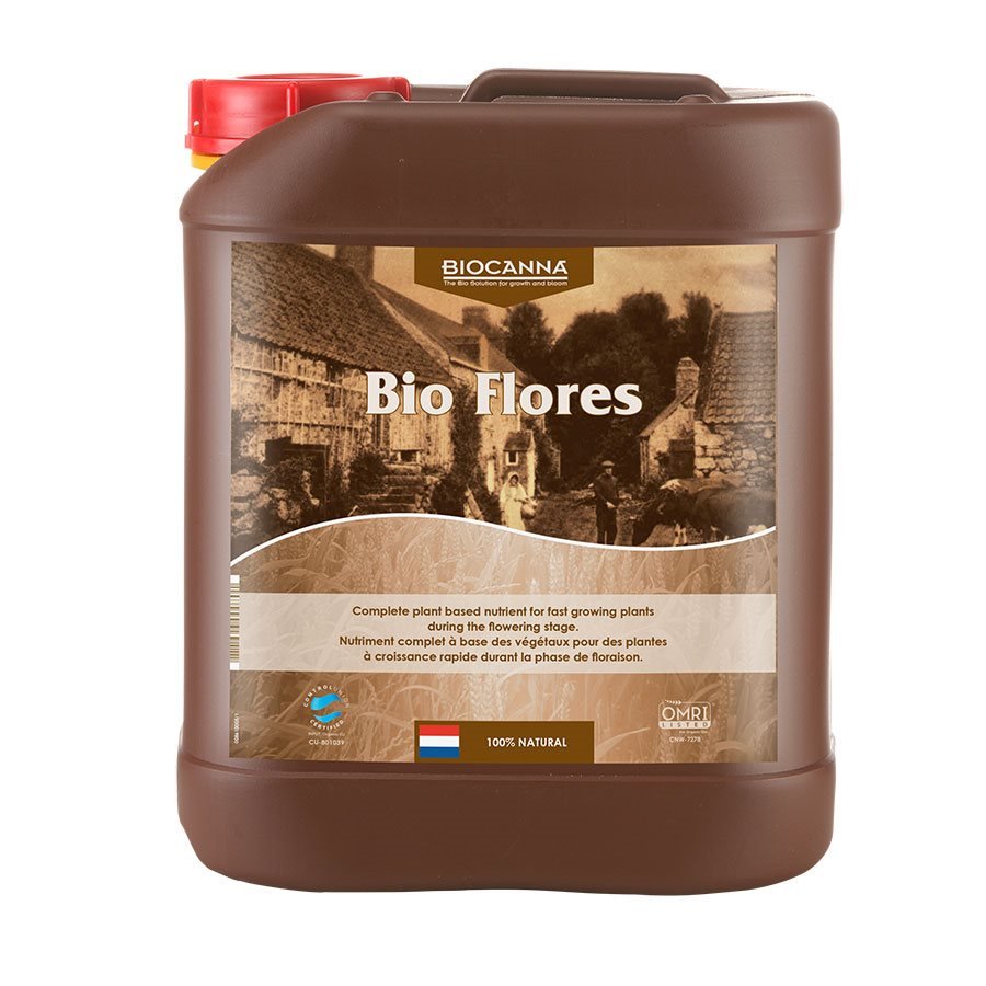 BIOCANNA Bio Flores Organic Plant Fertilizer (2-2-5 NPK) - Premium Flowering Nutrients for Indoor & Outdoor Gardening