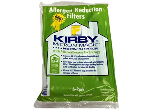 Genuine Kirby Style F HEPA Vacuum Bags Part#204808/204811 - 18 Pack Replacement Filters for Sentria Vacuum Models - Perfect for Allergy Sufferers & Pet Hair Removal