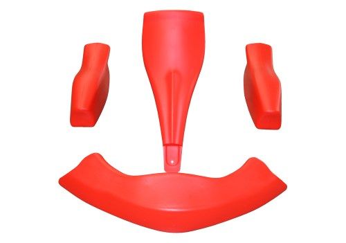 Kids Kart Bodywork Set - Red | Durable Go-Kart Body Kit for Children | Perfect for Racing, Track Days & Outdoor Play