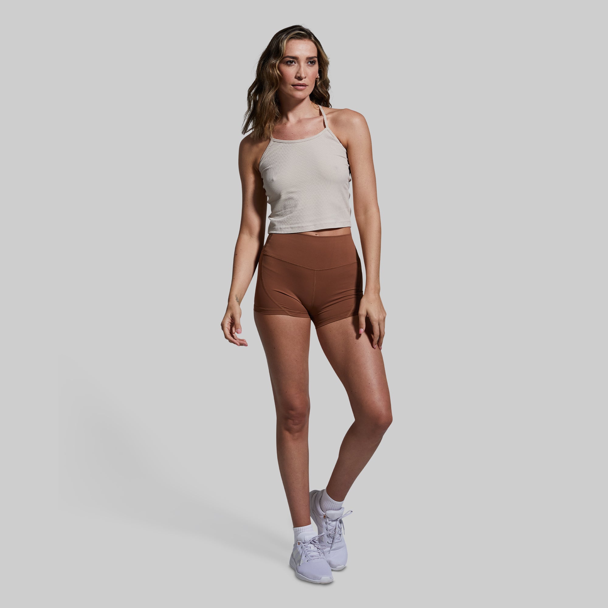 Keep It Easy Tank Top - Soft & Comfortable Women's Casual Shirt (Oatmeal Color) | Perfect for Yoga, Gym, and Everyday Wear
