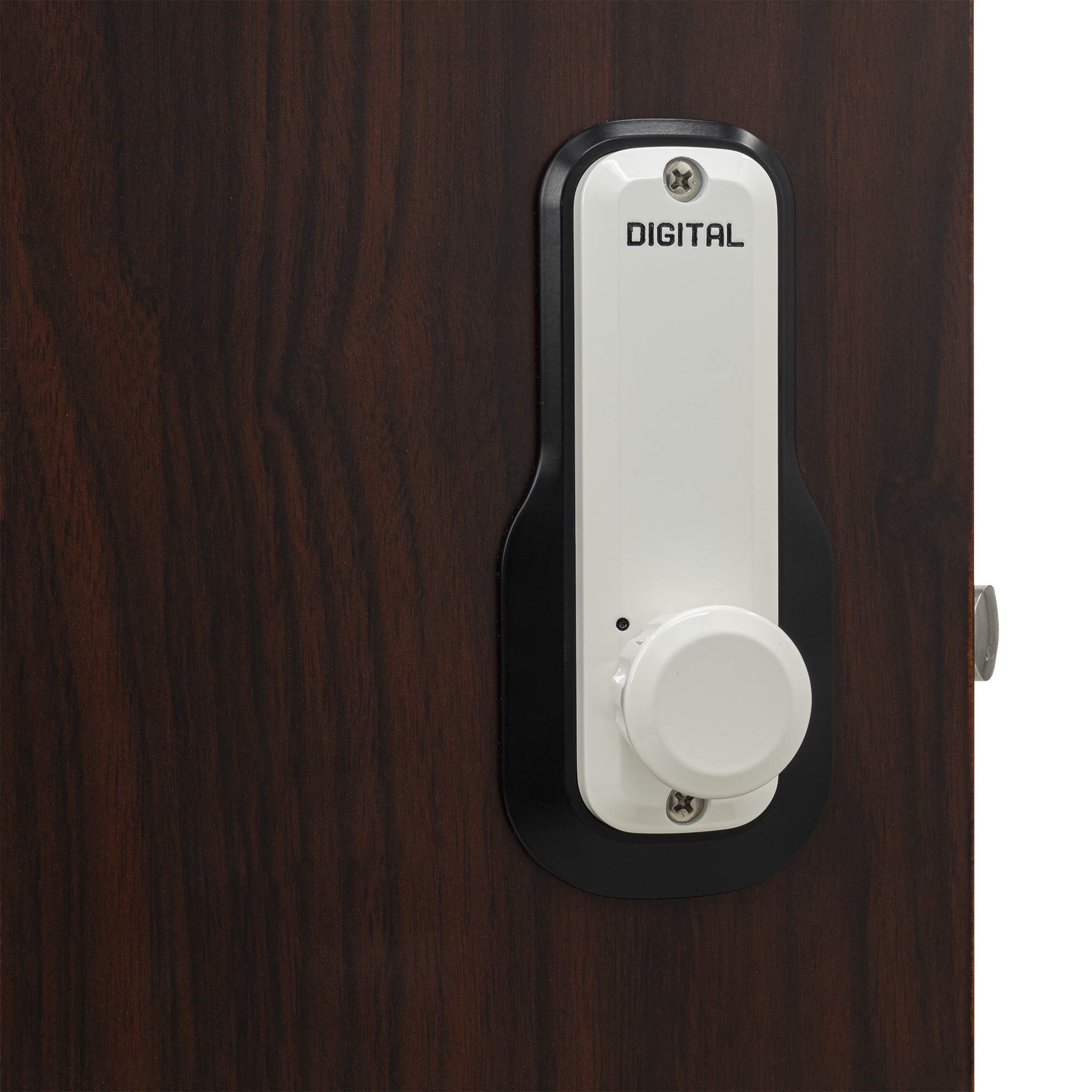 M230WH Keyless Entry Deadbolt - Secure Mechanical Spring Latch for Home & Office Doors | Ideal for Front Door, Back Door, and Apartment Security