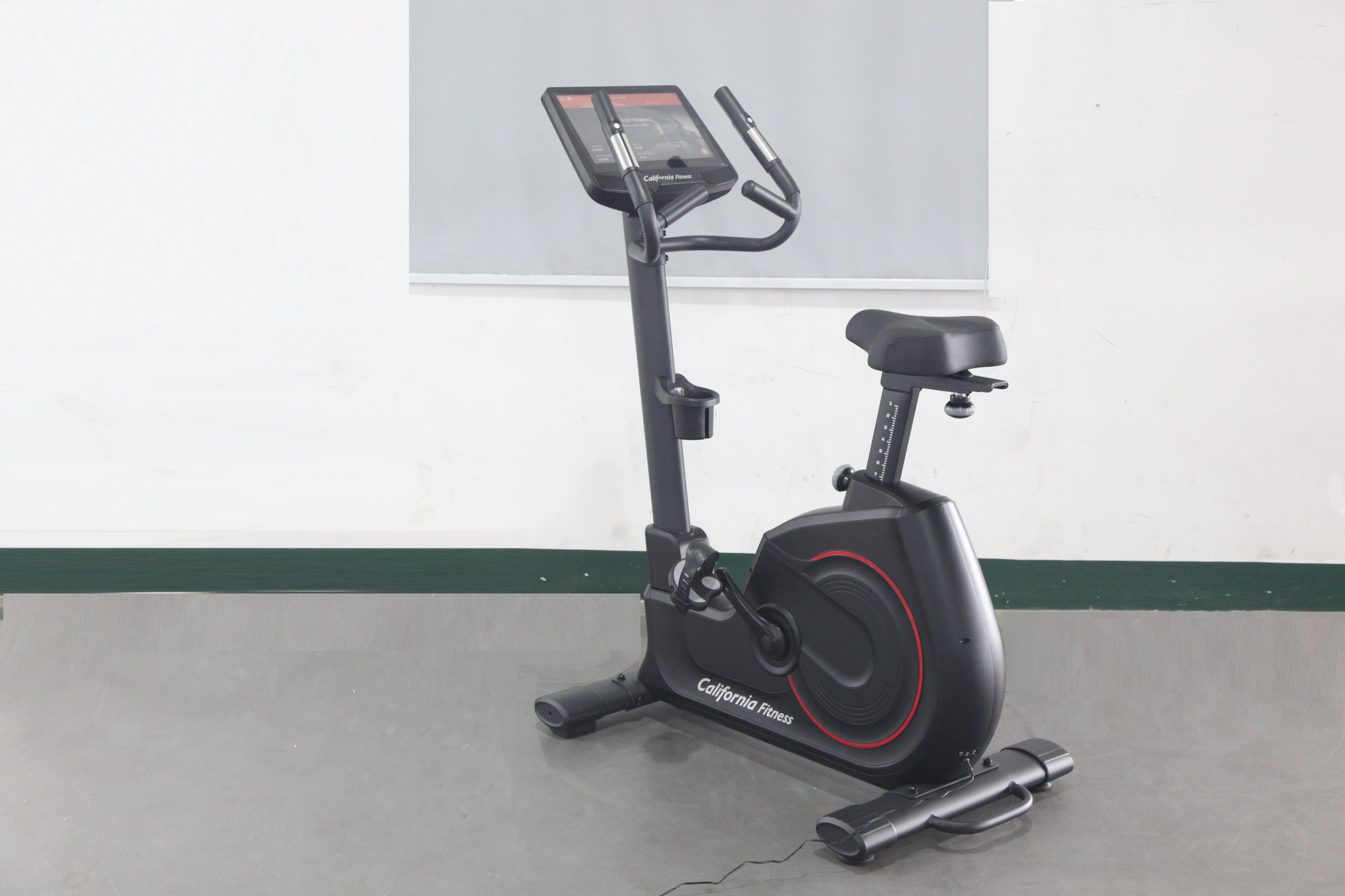 California Fitness U8 Upright Exercise Bike for Home Gym - Quiet Magnetic Resistance, LCD Display, Adjustable Seat - Perfect for Cardio Workouts & Indoor Cycling Training
