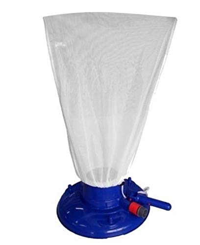 Drrsparts Swimming Pool Vacuum Cleaner - Automatic Leaf Eater with Brushes, Collection Bag & Wheels for In-Ground & Above Ground Pools - Perfect for Fall Leaf Cleanup & Year-Round Pool Maintenance