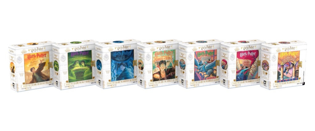 Harry Potter Mini Puzzle Collection Set - 7 Unique 100-Piece Jigsaw Puzzles for Kids & Adults | Perfect for Family Game Night, Birthday Gifts & Harry Potter Fans