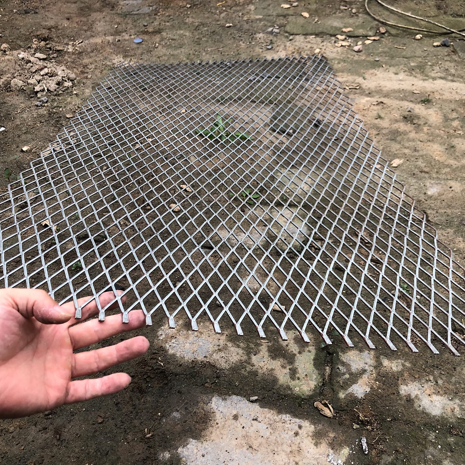 14GA Steel Expanded Metal Diamond Mesh 0.6