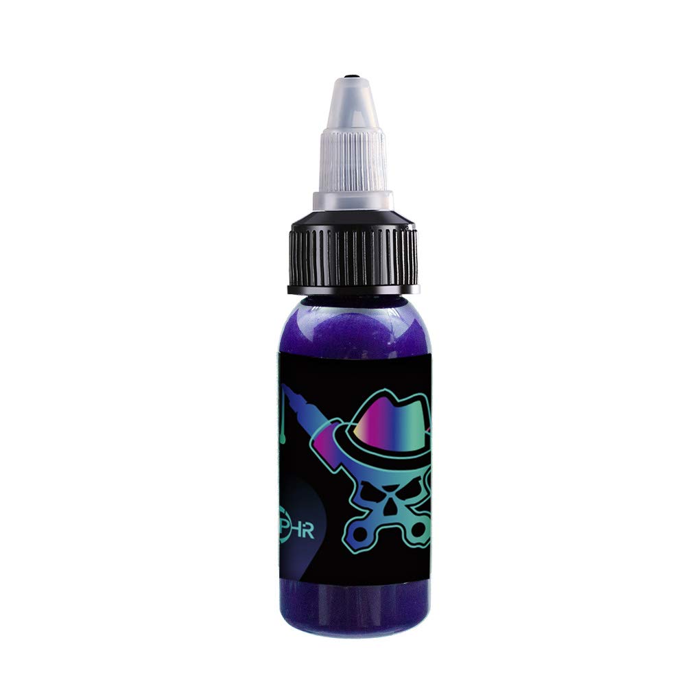 OPHIR Acrylic Airbrush Paint for Model Hobby, Shoes & Leather - Opaque Acrylic Pigment Ink (Pearly Purple) | Easy Clean with Water/Alcohol | Perfect for DIY Crafts, Custom Sneakers & Leather Art Projects