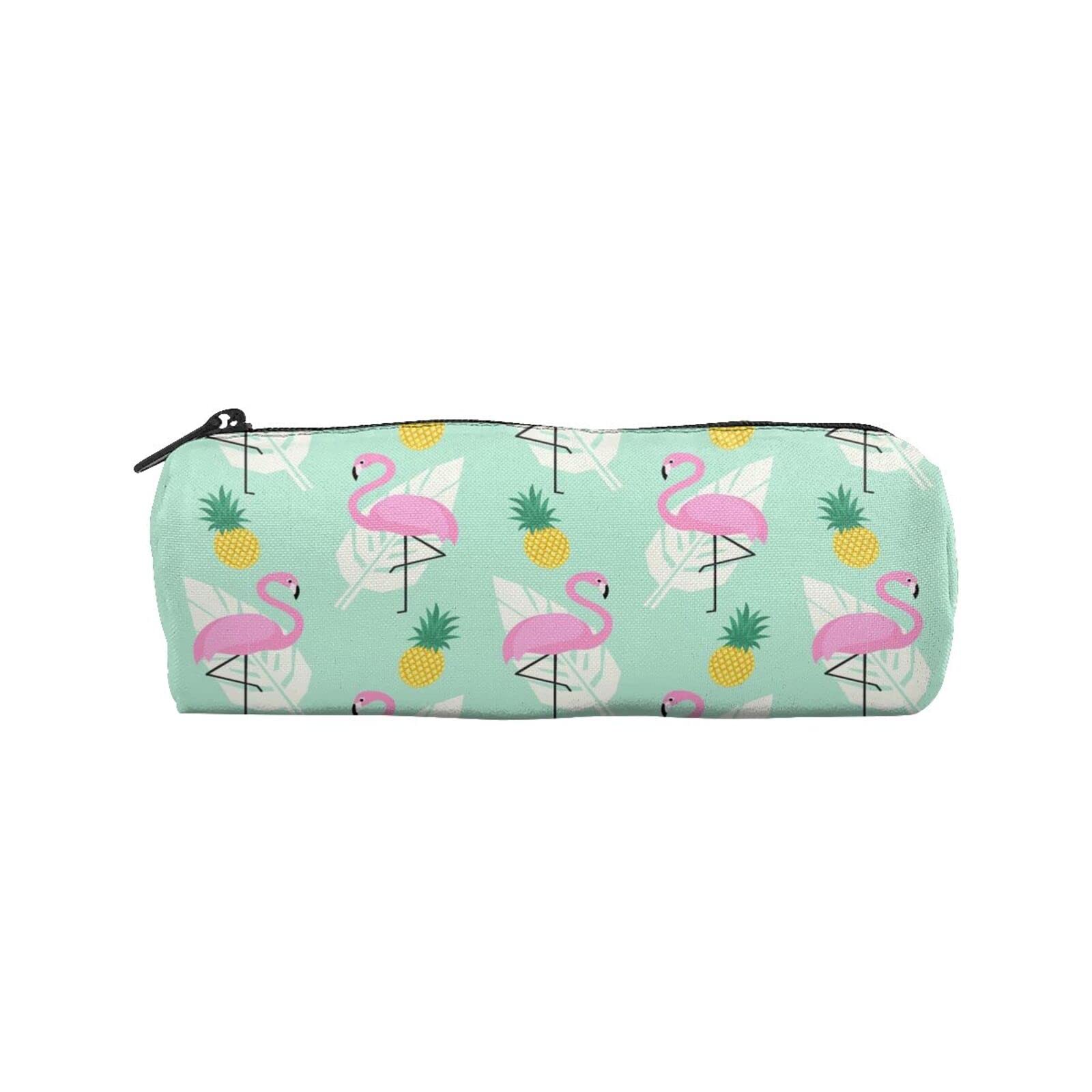 Flamingo Pencil Pouch - Zippered Stationery Organizer for School & Travel