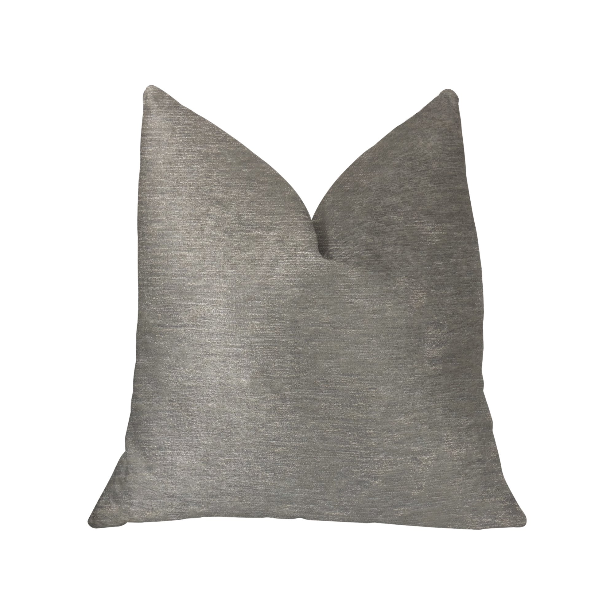 Plutus Pearly Shell Velvet Luxury Throw Pillow 22x22 Inches - Soft Decorative Cushion for Sofa, Bed & Home Decor