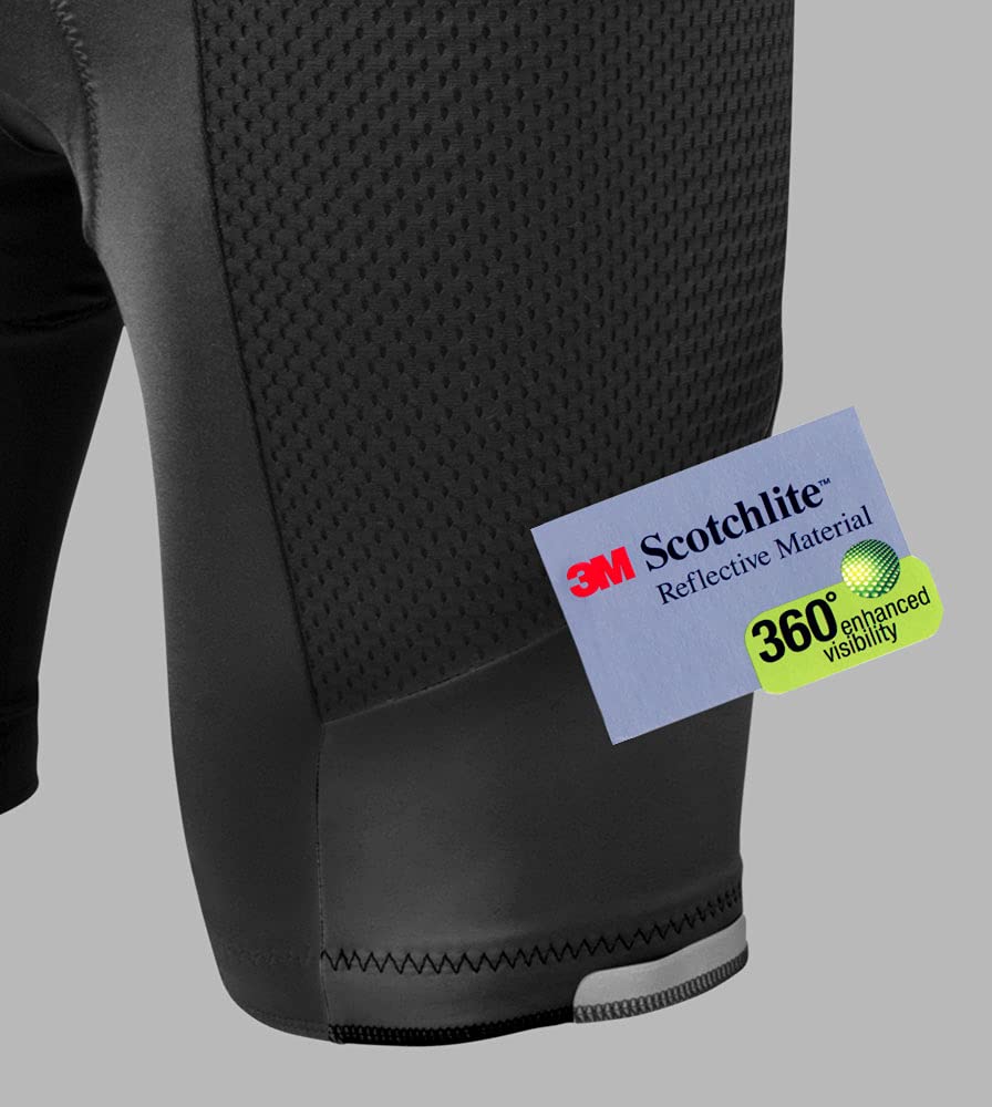 Men's Gel Touring Padded Bike Shorts with Innovative Mesh Pockets - Made in USA | Comfortable Cycling Shorts for Road Biking, Mountain Biking & Long Distance Rides