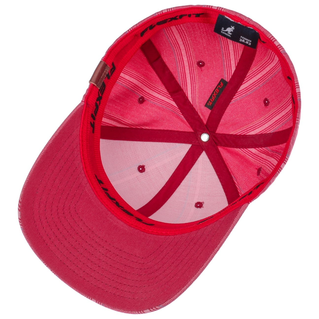 Kangol Stripes Flexfit Cap - Adjustable Stretch Fit Baseball Hat for Men & Women - Perfect for Outdoor Sports, Casual Wear & Fashion Accessories
