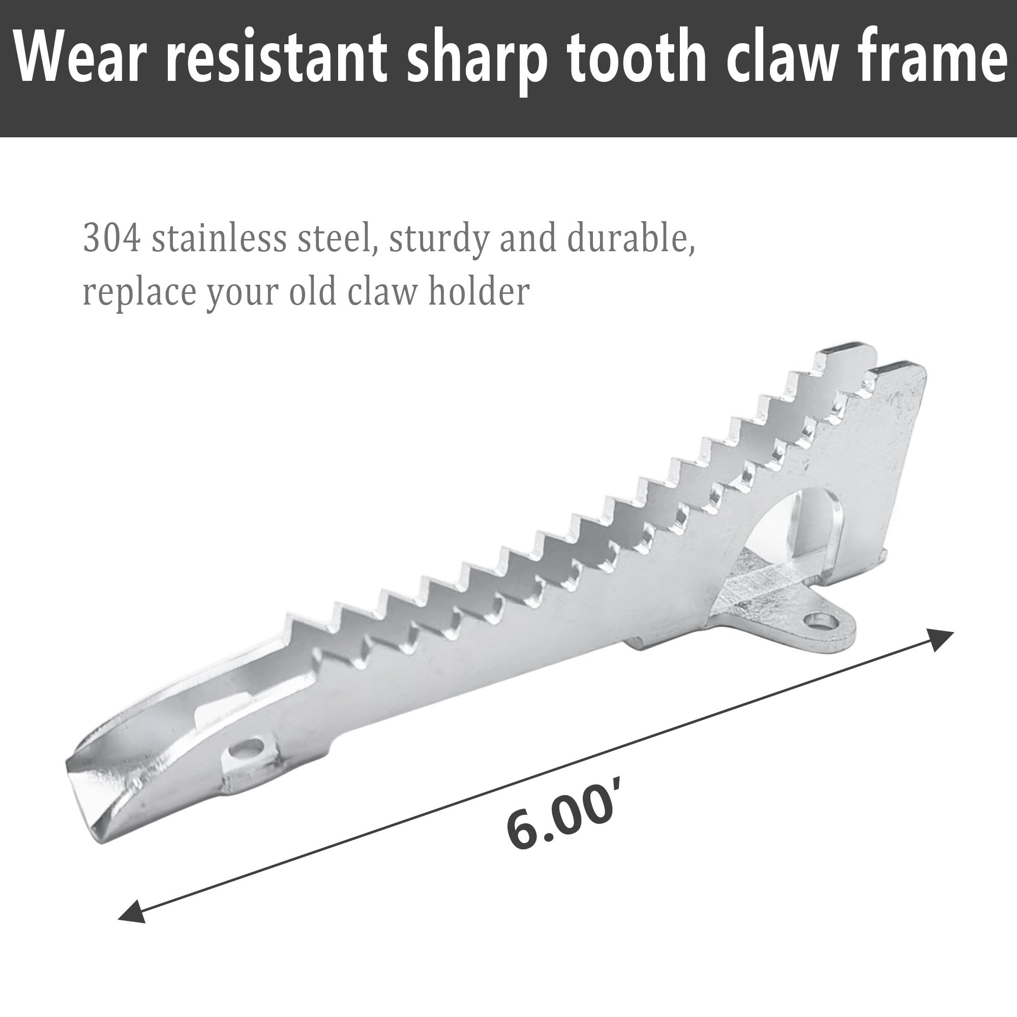 Stainless Steel Pawl Rack Gear Teeth & Cap Assembly Replacement for La-Z-Boy Recliners - Compatible with Lazy Boy, LaZBoy, LZB Rocker Chairs - Perfect for DIY Furniture Repair & Recliner Mechanism Maintenance