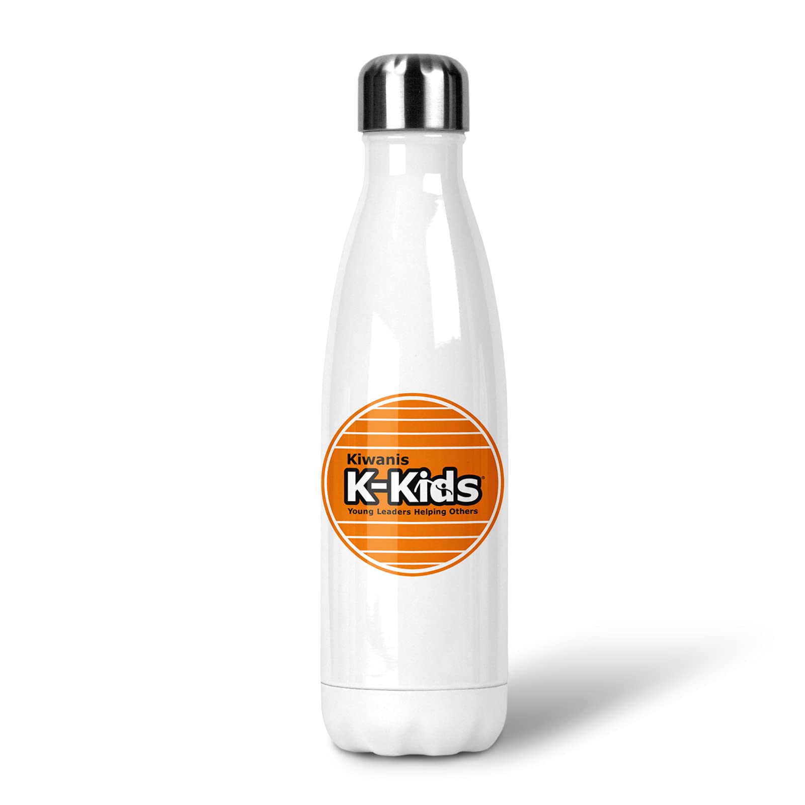 Kiwanis International 17oz Stainless Steel Water Bottle - Vacuum Insulated, Leak Proof, BPA Free - Perfect for Travel, Gym, Hiking & Outdoor Activities