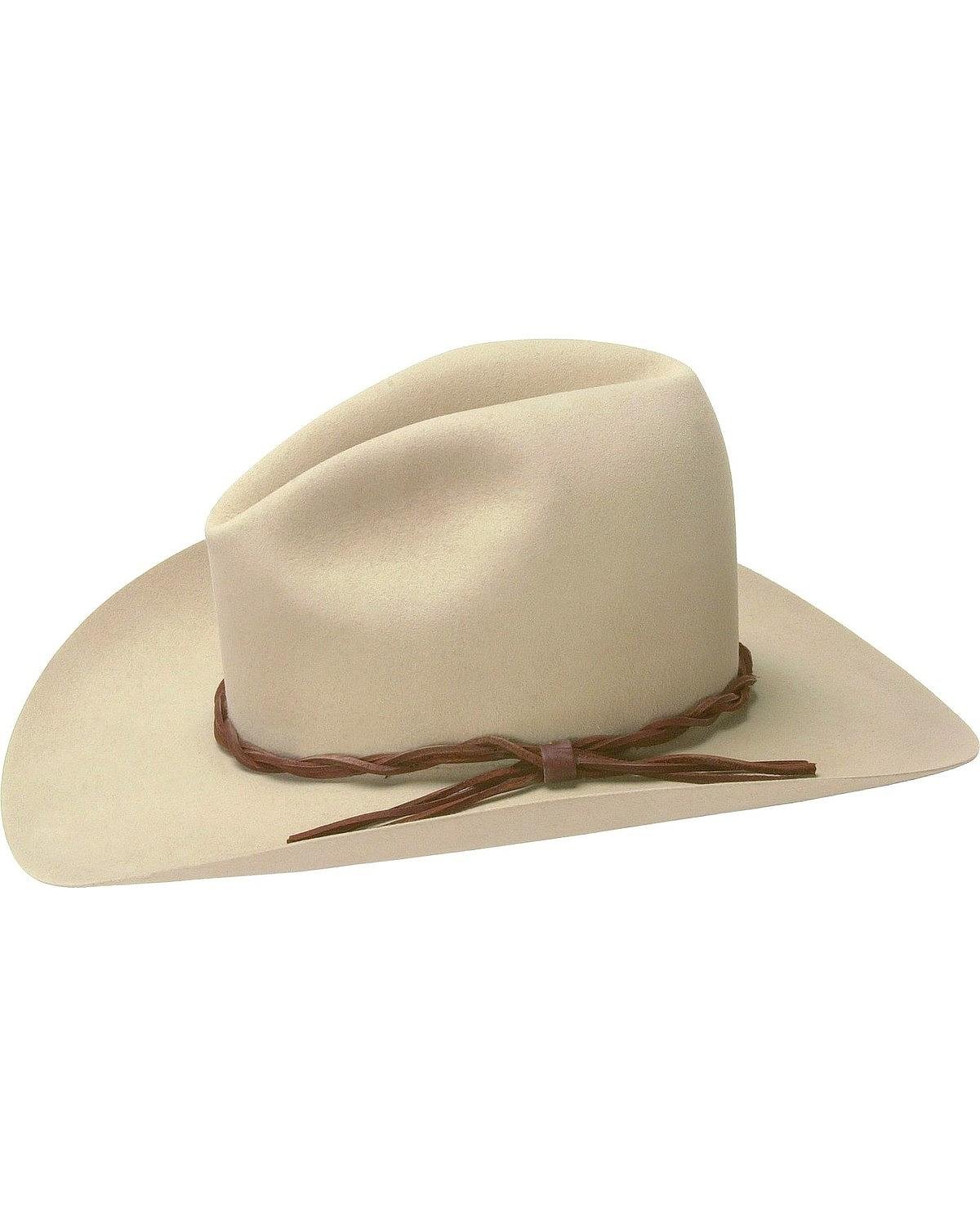 Gus 6X Premium Cowboy Hat for Men - Western Style Felt Cowboy Hat with 6X Beaver Fur Blend - Perfect for Rodeo, Ranch Work, Country Music Festivals & Outdoor Adventures