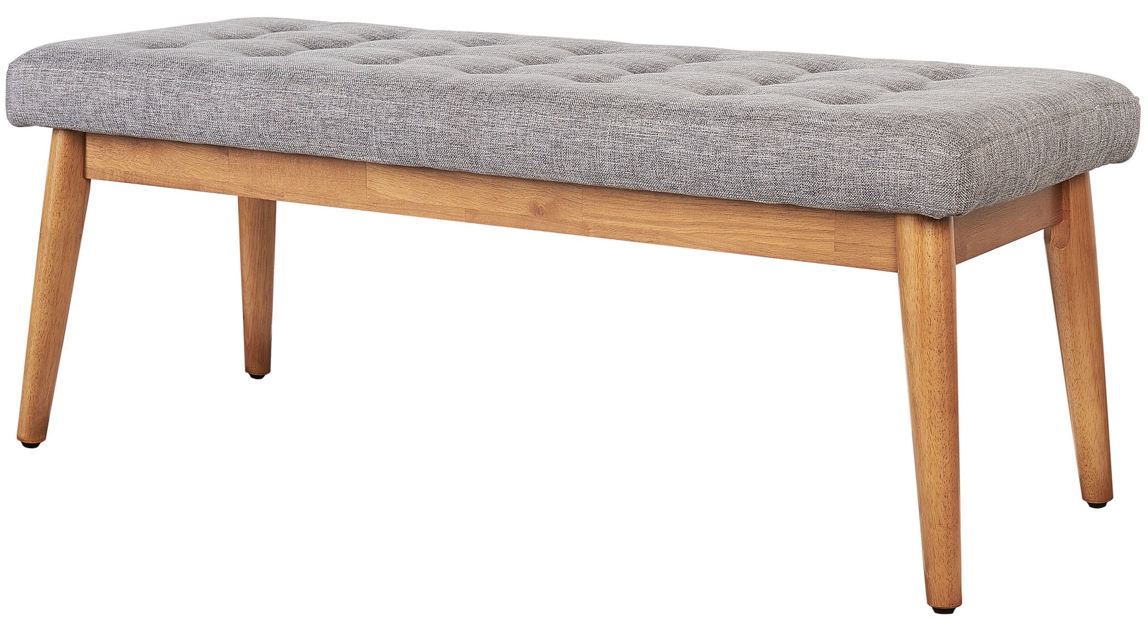 Crosley Furniture Landon Solid Wood Dining Bench - Entryway, Mudroom, Kitchen, or Dining Room Seating - Acorn Finish - Rustic Farmhouse Style for Home Decor