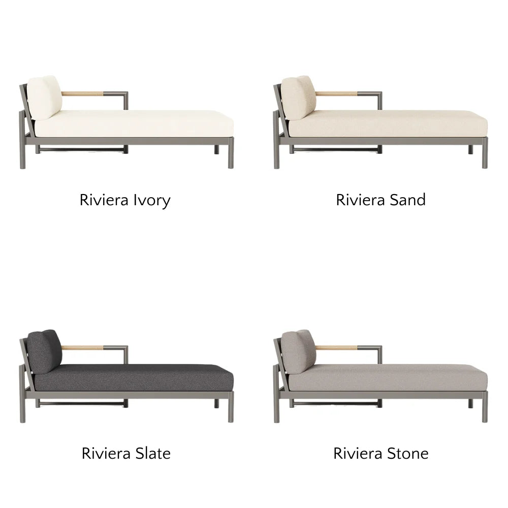Breeze XL Outdoor Chaise Lounge Right - Premium Patio Furniture for Poolside, Garden & Backyard Relaxation