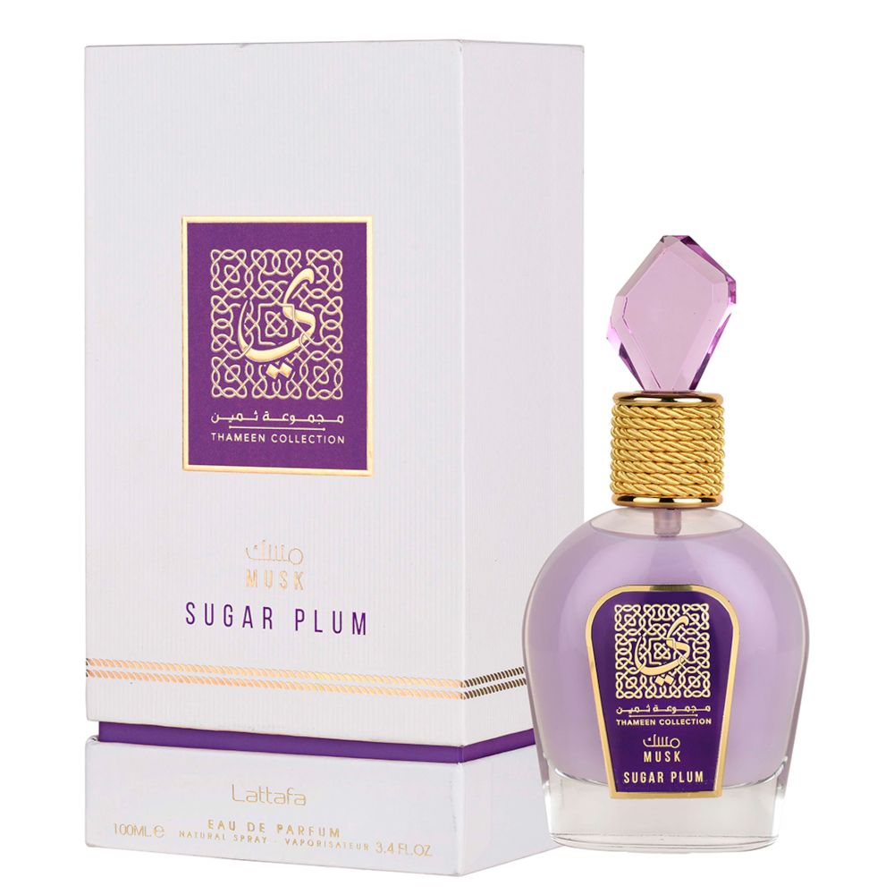 Thameen Musk Sugar Plum Eau de Parfum 100ml - Luxurious Floral Scent for Women, Perfect for Evening Events & Romantic Occasions