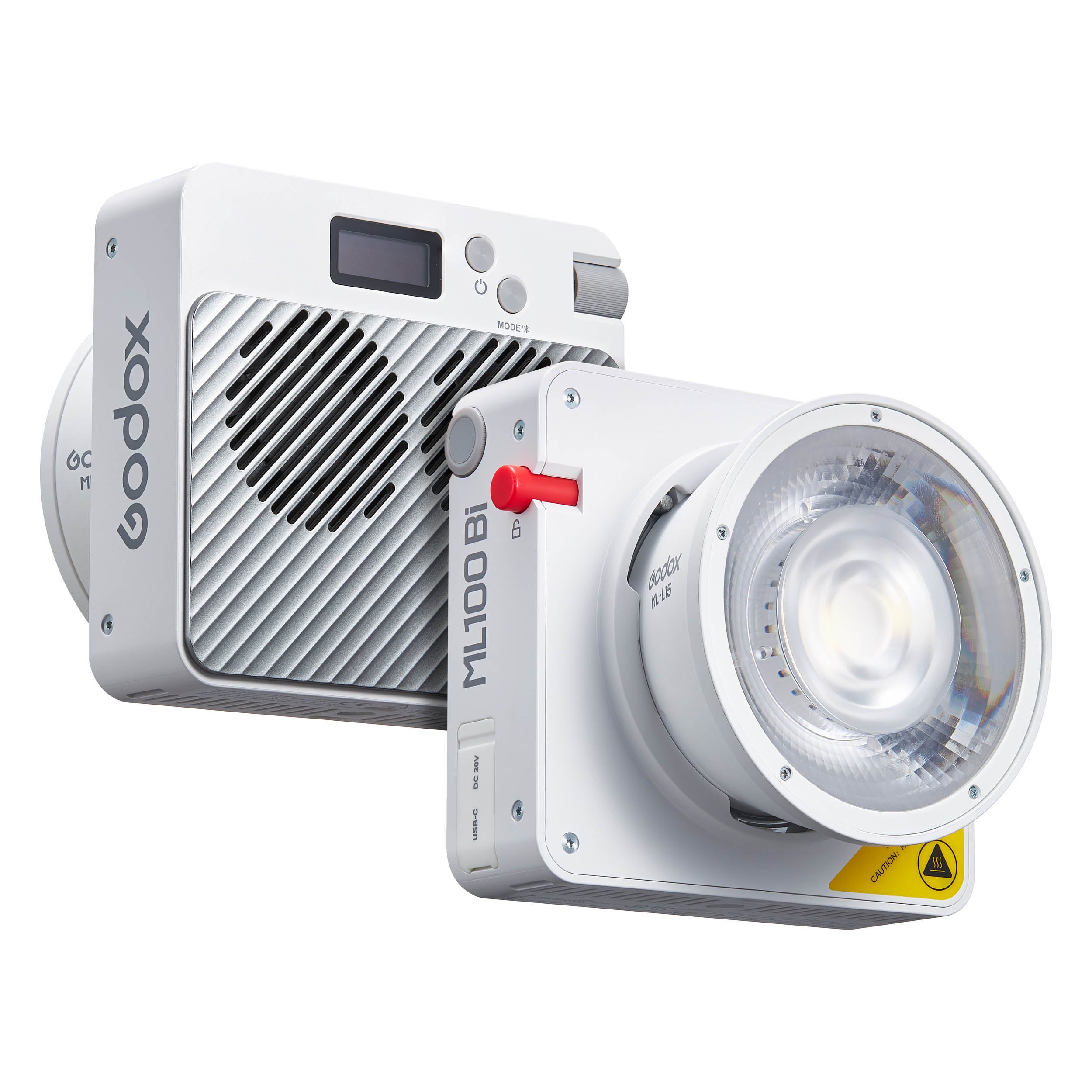 ML100Bi Compact & Portable LED Video Light with Adjustable Lens - Perfect for YouTube, Vlogging, Photography & Studio Lighting