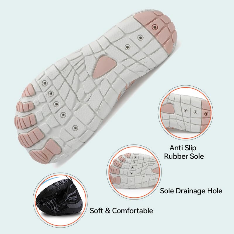 Kids Water Shoes for Girls & Boys - Barefoot Swim Shoes for Pool, Beach, and Outdoor Adventures - Essential Gear for Toddlers and Big Kids