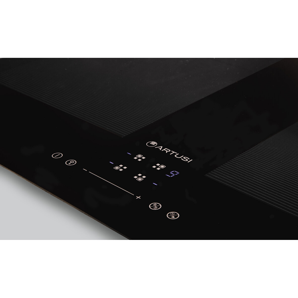 Artusi AID1000 60cm Built-in Induction Cooktop with Touch Control - Black | Fast Heating & Energy Efficient | Perfect for Modern Kitchens, Small Apartments & RVs