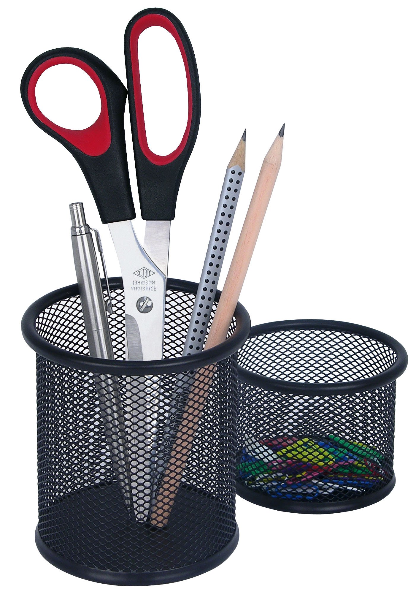 Wedo Black Desk Organizer Set for Office & Home Workspace