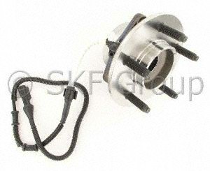 SKF Front Wheel Bearing and Hub Assembly with 5 Studs M14 Wheel Bolts - 4 Wheel ABS, 4x4, BR930423 - Replacement for Ford F-150, F-250 (2000-2004) - Perfect for Off-Roading, Towing & Heavy-Duty Use