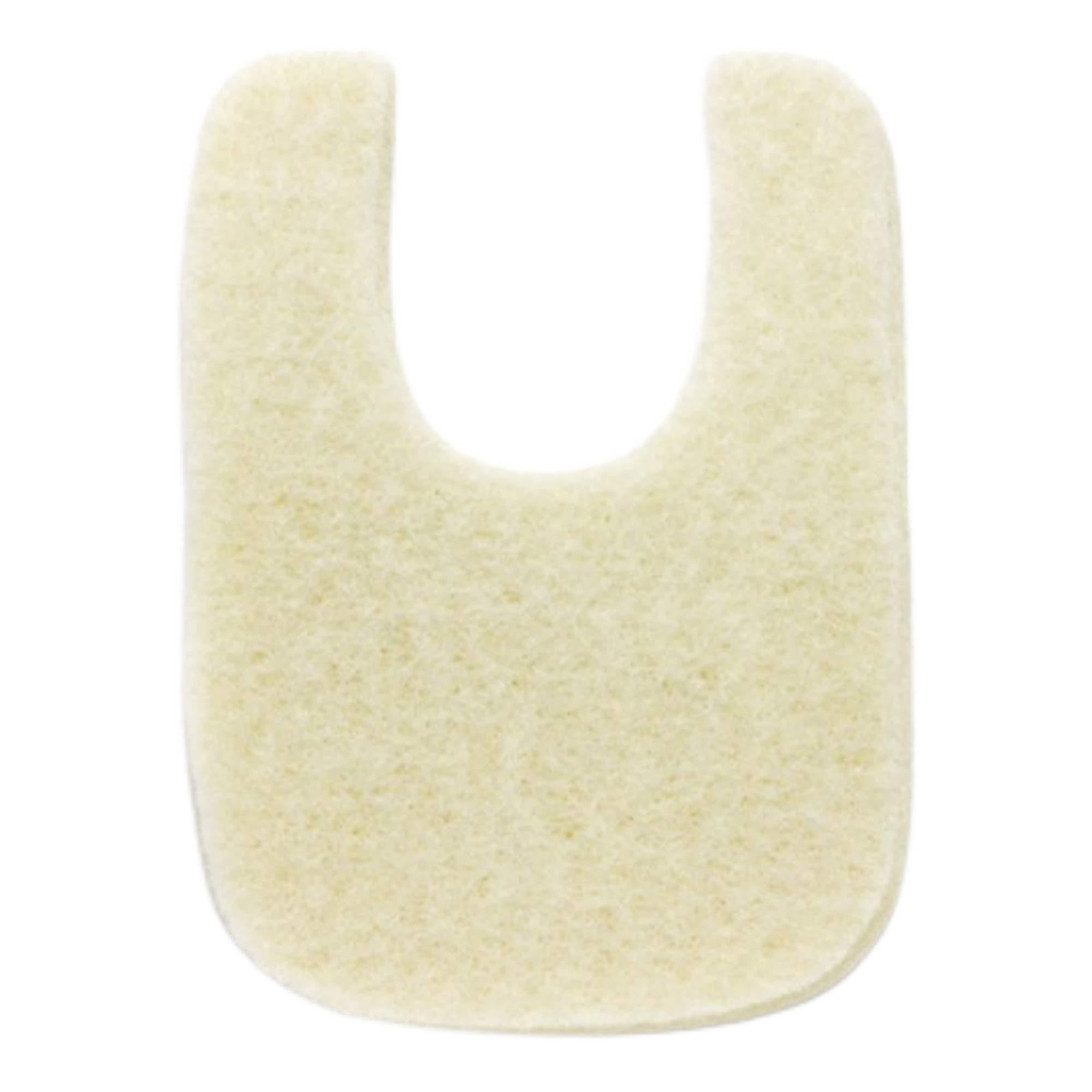 Wide U-Shaped Felt Callus Horseshoe Pads - 1/4