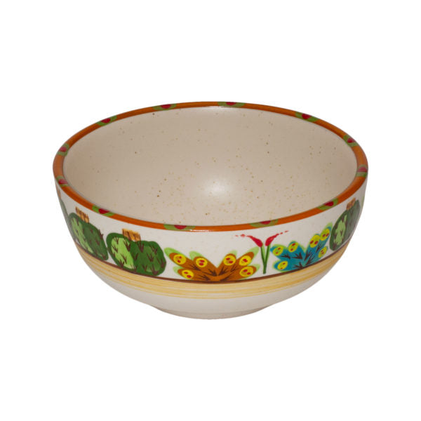 Handmade Tan Southwestern Desert Bowl | Sonoran Desert Inspired Ceramic Bowl | Perfect for Home Decor, Kitchen Use & Gift Giving
