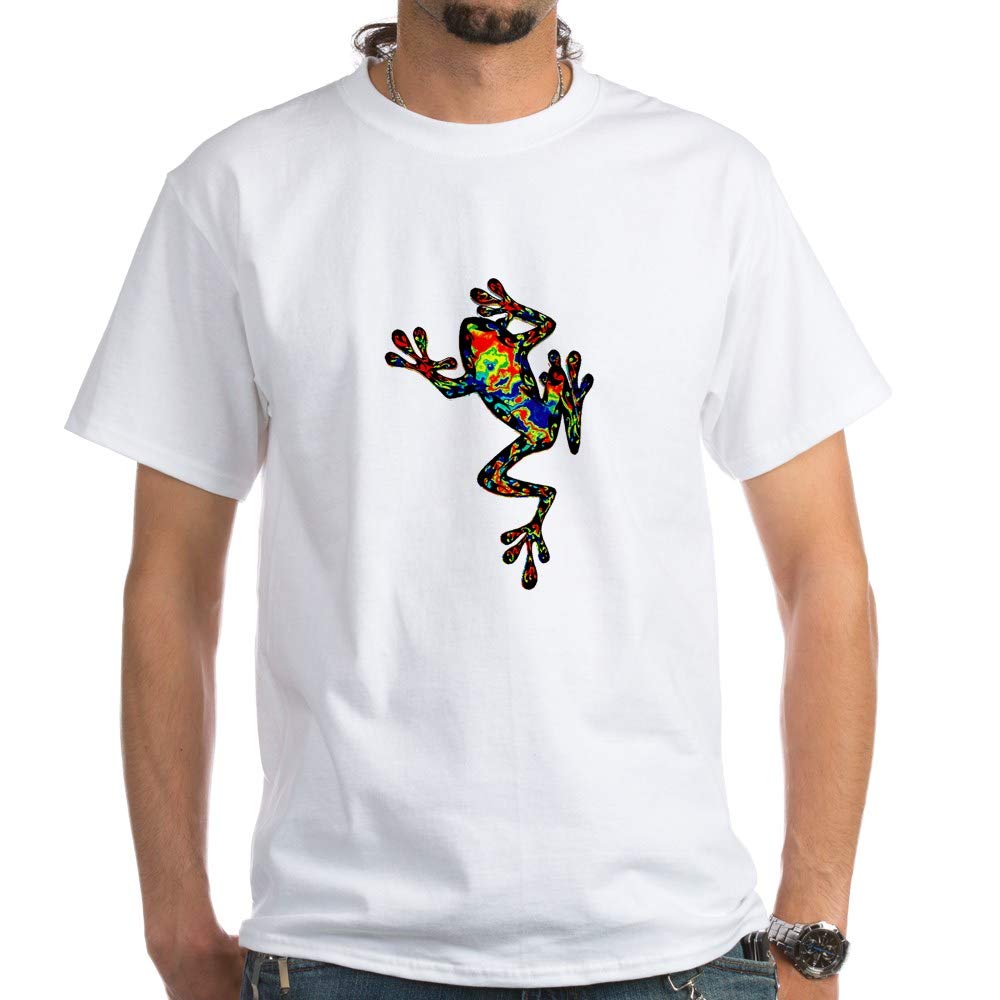 Frog T-Shirt - 100% Cotton Comfortable White Tee for Men & Women - Perfect for Casual Wear, Gifts, and Animal Lovers