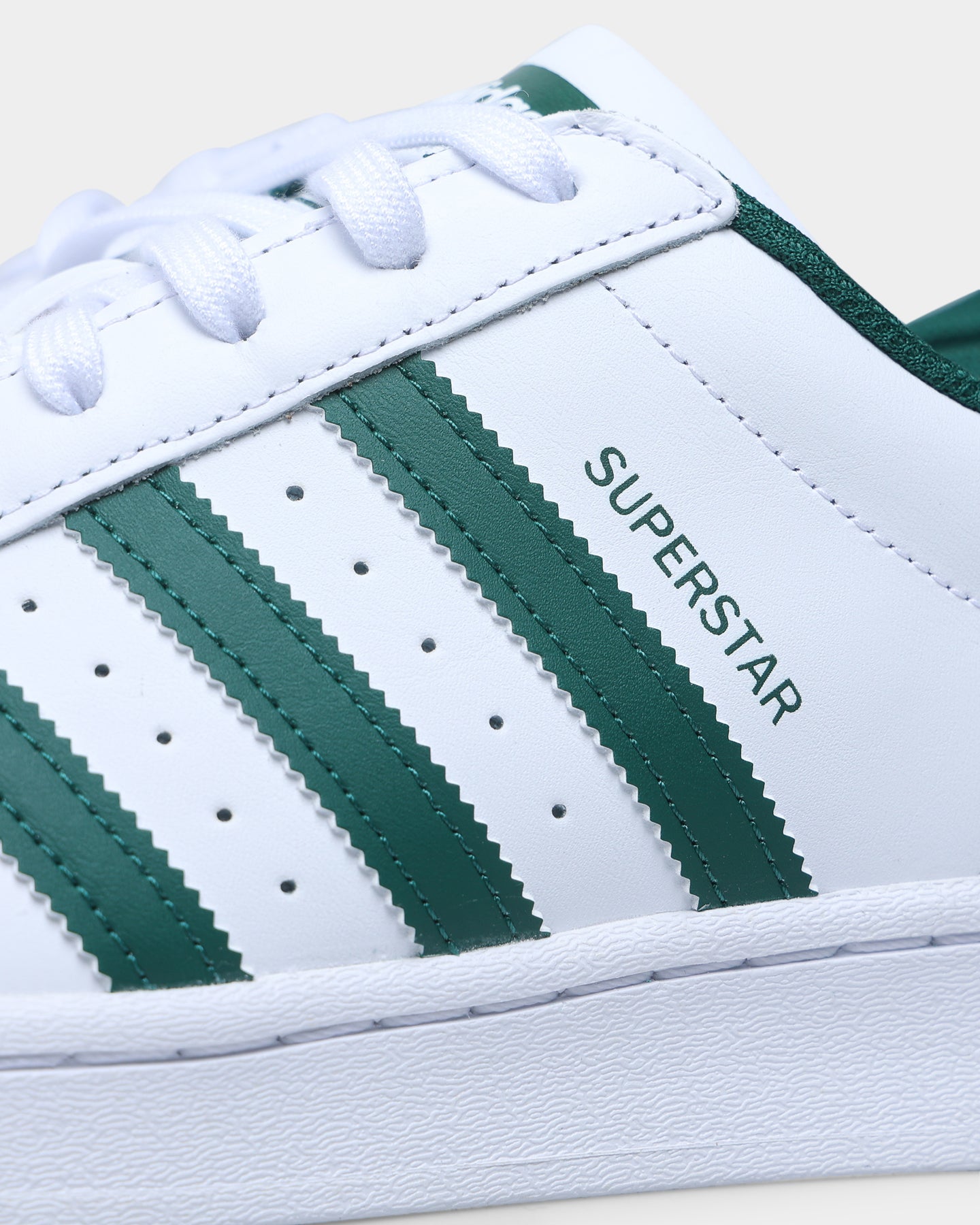 Adidas Superstar Sneakers - Cloud White & Collegiate Green | Classic Low-Top Shoes for Men & Women | Perfect for Casual Wear, Street Style & Everyday Comfort