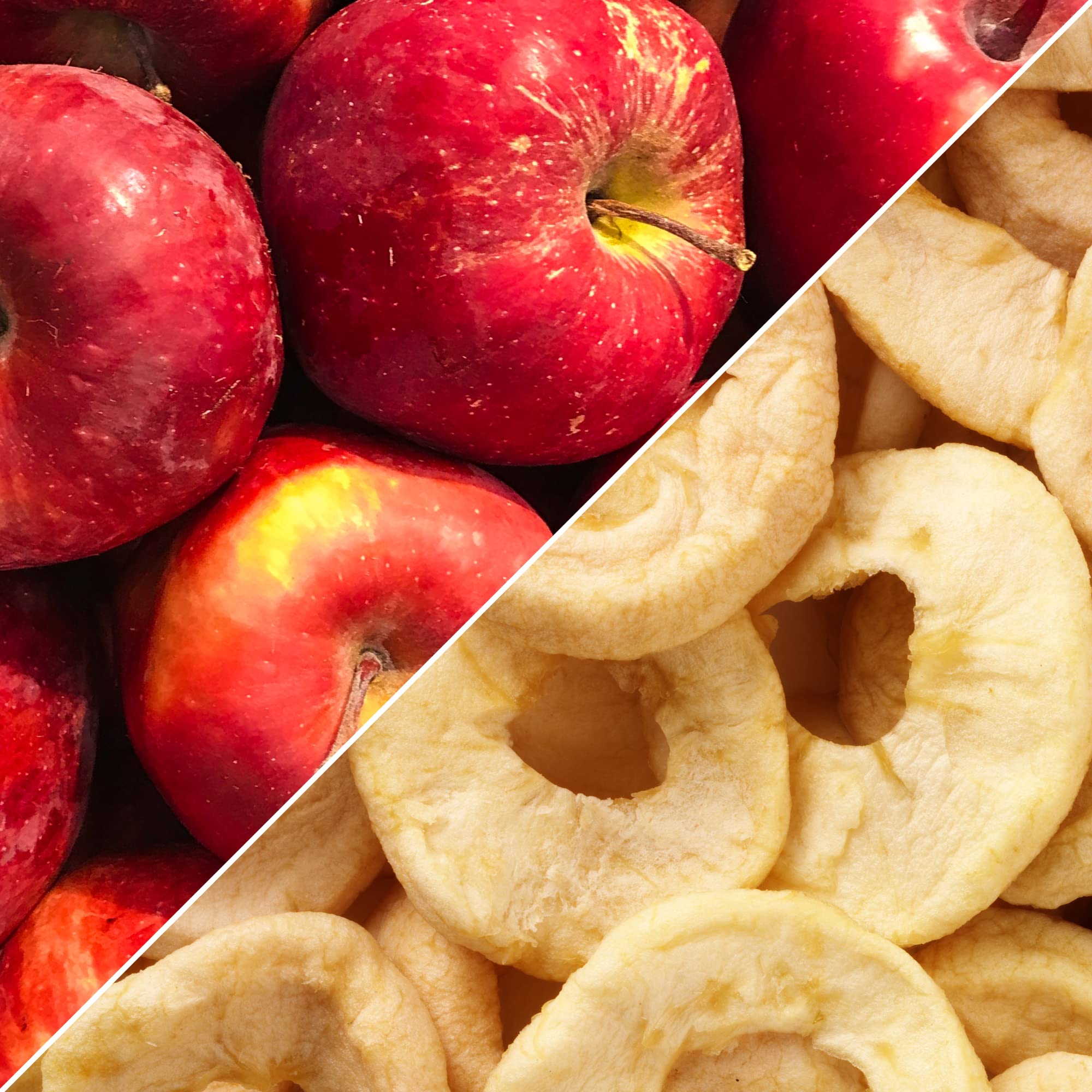Organic Dried Apple Rings by Its Delish - 10 lbs Bulk Bag | Unsweetened Soft Dried Apples, No Sugar Added | Healthy Snack for Kids, Hiking & Baking