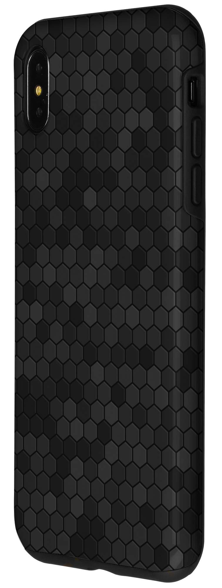 iPhone XS Max Case - Hexagon Geometric Design, Slim Protective Cover with Shock Absorption | Perfect for Everyday Use, Travel & Outdoor Activities