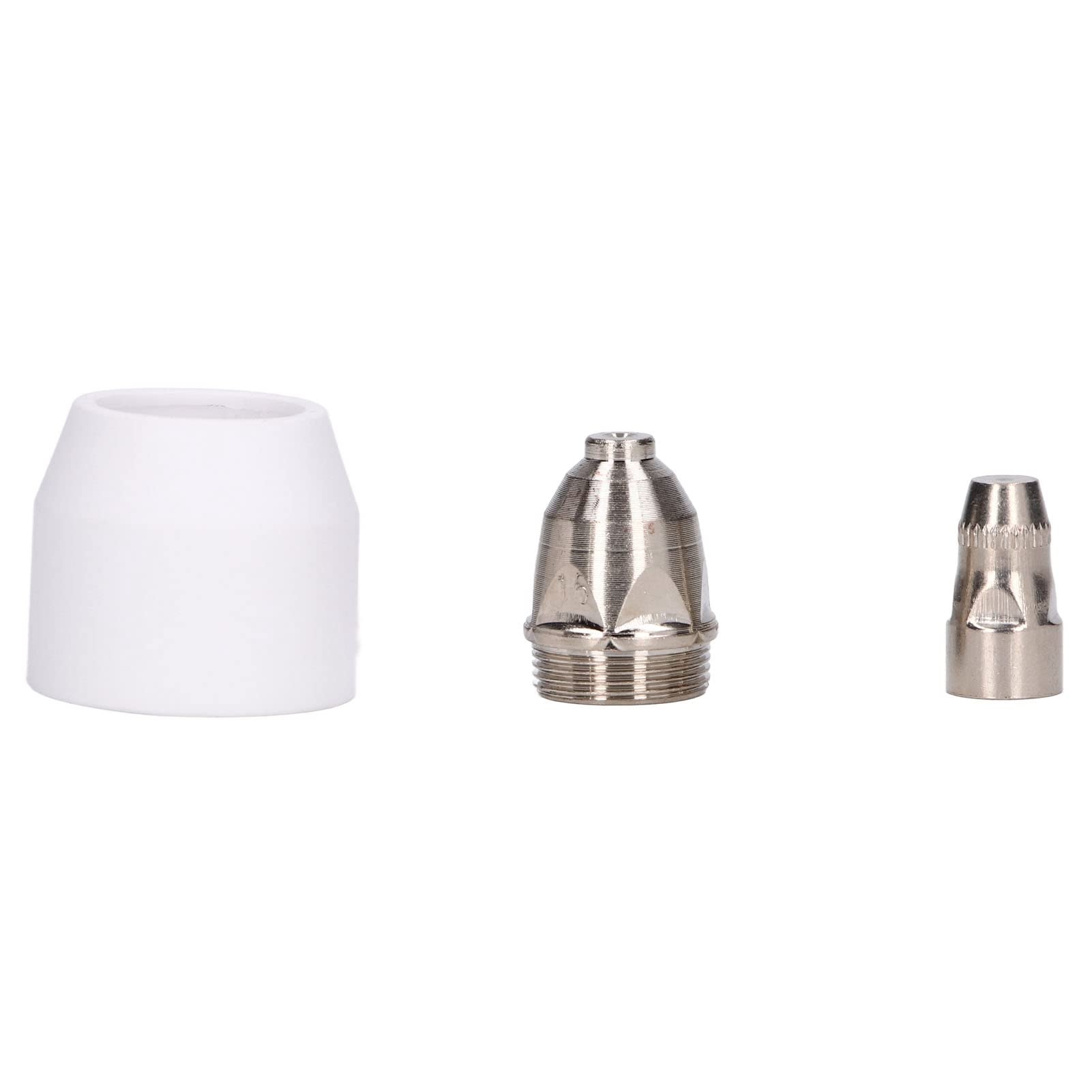 Plasma Cutter Torch Consumables - Durable Electrode Nozzles & Cups for P-80 Machine | Portable, Lightweight Replacement Parts | Ideal for Metal Cutting, Welding & Fabrication Projects
