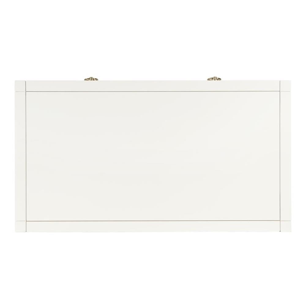 White Beaumont Lane Wood Desk for Home Office & Study