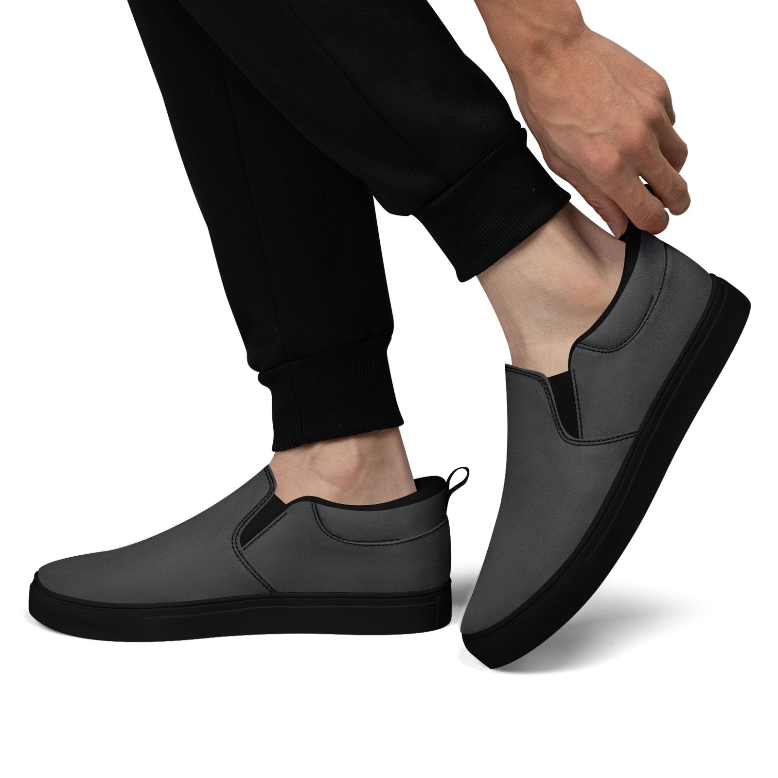 Custom Personalized Canvas Slip-On Sneakers - Handmade & Unique Design (FN071 E028030) - Perfect for Casual Wear, Gifts & Fashion Street Style