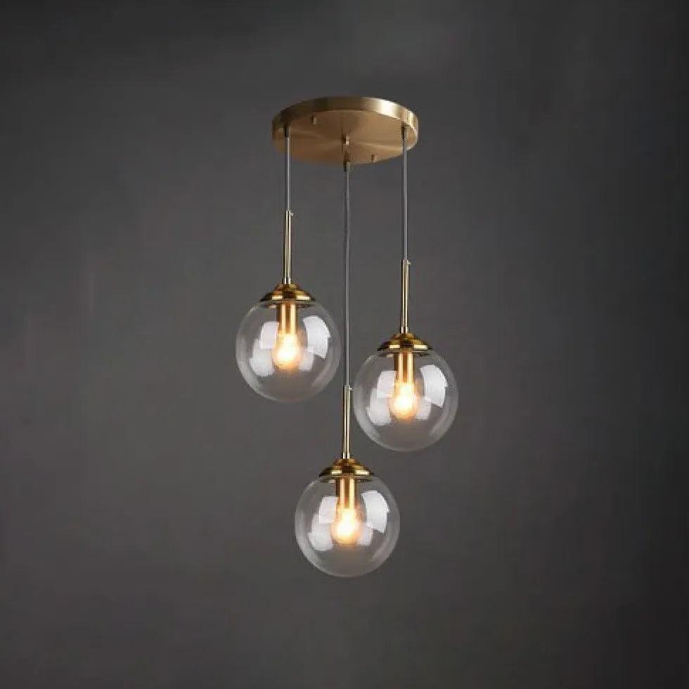 Modern Semi-Transparent Glass Single Bulb Minimalist Pendant Light - Perfect for Kitchen Island, Dining Room, or Bedroom Lighting