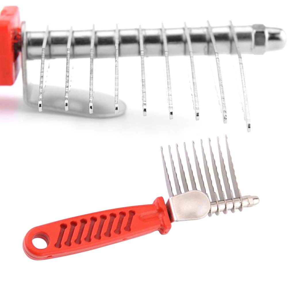 Premium Dog Deshedding Tool - Gentle Knotting Comb for Effective Hair Removal - Perfect for Grooming, Shedding Control & Pet Hair Management at Home